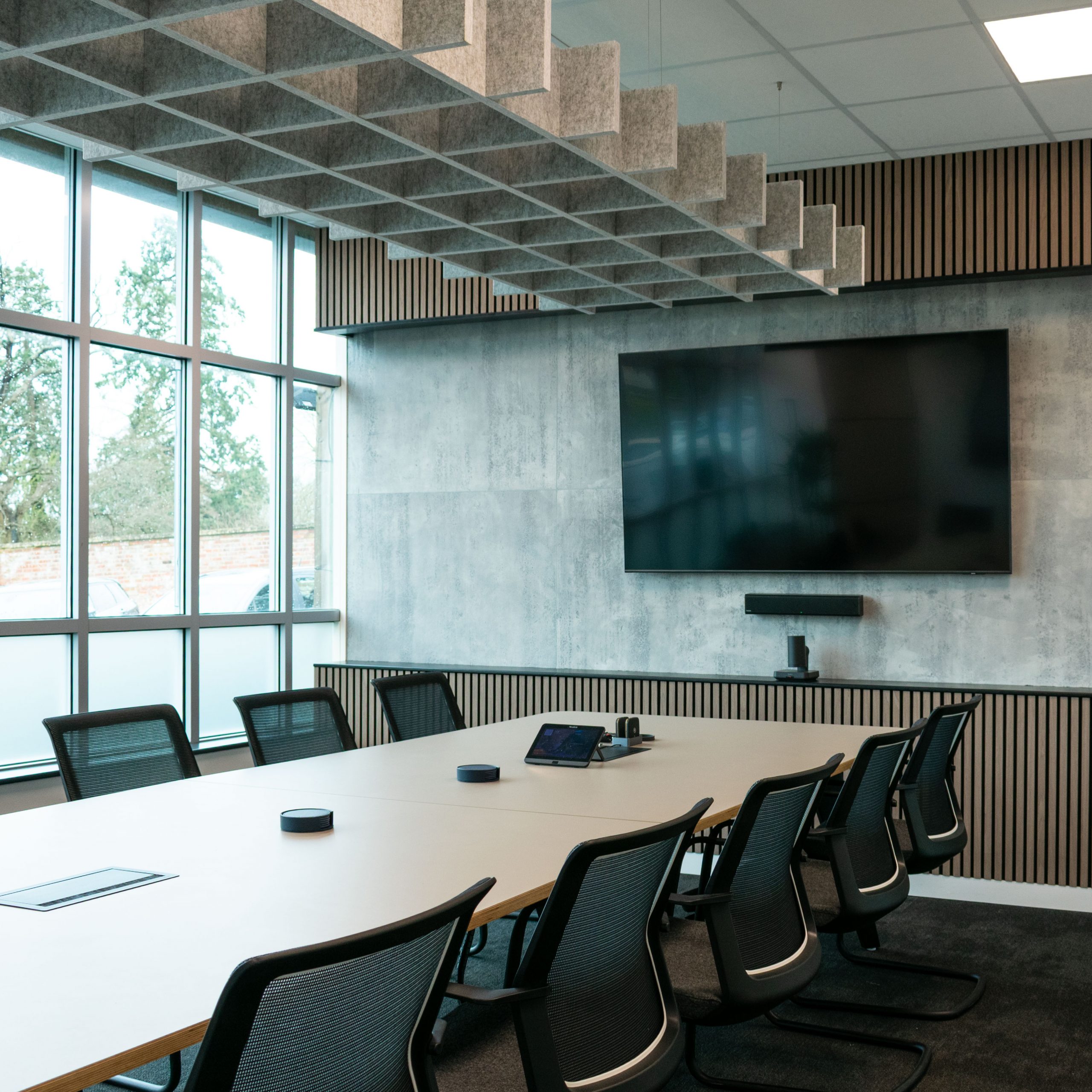 acoustic felt Ceiling baffles