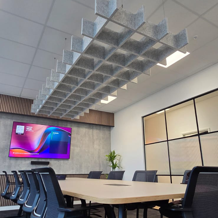 Acoustic felt Ceiling baffles